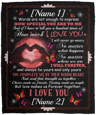 love blanket, White, Cozy Plush Fleece Blanket - 50x60