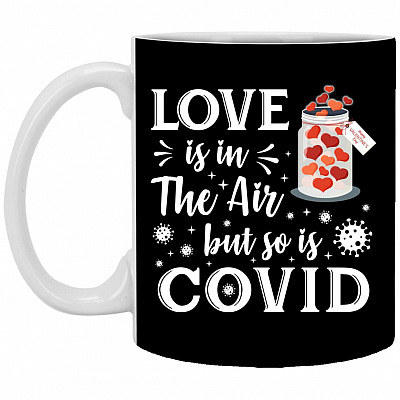 Love Mug, Black, 11 oz. White Mug