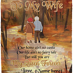 Personalized Queen Blanket, White, Cozy Plush Fleece Blanket - 50x60