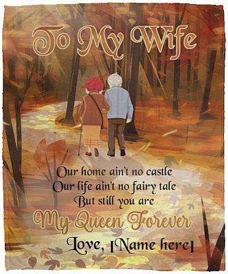 Personalized Queen Blanket, White, Cozy Plush Fleece Blanket - 50x60