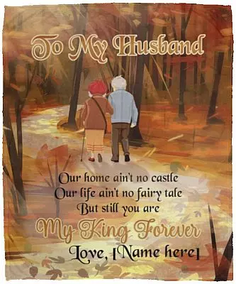 Personalized King Blanket, White, Cozy Plush Fleece Blanket - 50x60