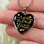 You're My Person You Will Always My Person Heart Pendant Necklace - Best Friend Necklace - Heart Luxury Necklace (Silver)