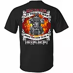 Move Over Boys Let This Old Man Show You How To Be A Biker Print On Back T-Shirt Only - Funny Biker Gifts, Black, Unisex T-Shirt
