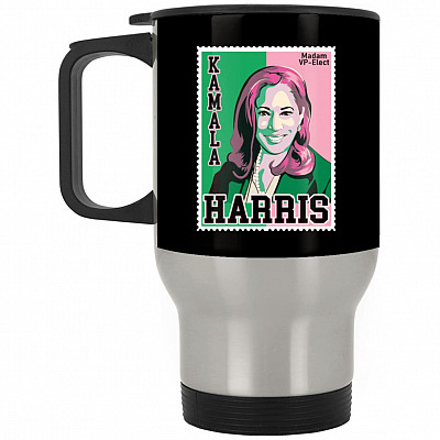 14 oz. Silver Travel Mug