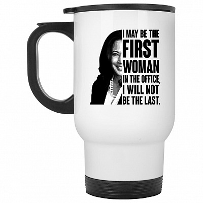 14 oz. White Travel Mug