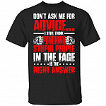 Don't Ask Me, Black, Unisex T-Shirt