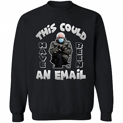 Bernard Sanders This, Black, Sweatshirt