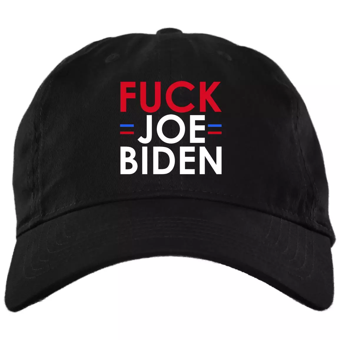 F-ck Joe Biden Twill Cap, Black, Twill Unstructured Dad Cap