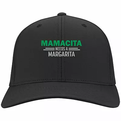Mamacita Needs, Black, Twill Cap