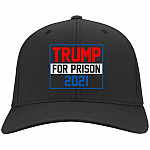 Trump For Prison 2021 Twill Cap, Black, Twill Cap