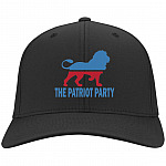 The Patriot Party Lion Pro Trump Twill Cap, Black, Twill Cap