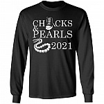 Chucks and Pearls 2021, Black, Long Sleeve Chucks and Pearls 2021, Black, Long Sleeve