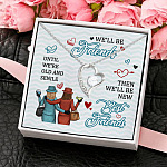 11KNG. new best friends Message Card (2) Forever Love Necklace (Silver) 4