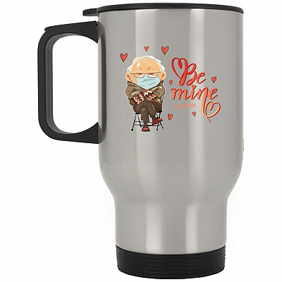 14 oz. Silver Travel Mug