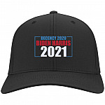 Biden Harris 2021 Decency Hat, Black, Twill Cap