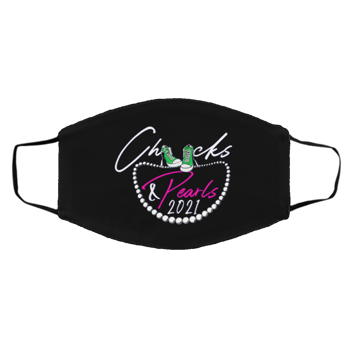 Chucks And Pearls 2021 Washable Reusable Custom Printed Cloth Face Mask Cover, Black, Cloth Face Cover – Medium/Large Chucks And Pearls 2021 Washable Reusable Custom Printed Cloth Face Mask Cover, Black, Cloth Face Cover – Medium/Large