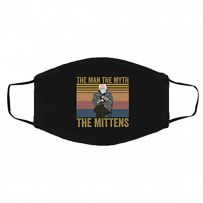 Myth Mask, Black, Cloth Face Cover – Medium/Large