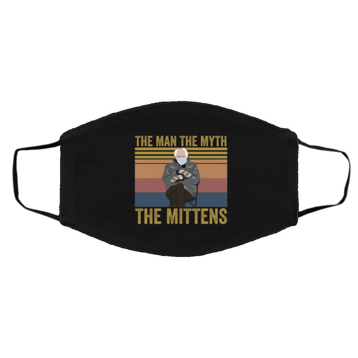 Myth Mask, Black, Cloth Face Cover – Medium/Large