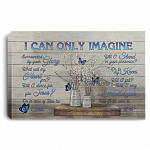 I Can Only Imagine Surrounded By Your Glory Gallery Wrapped Framed Canvas Prints - Unframed Poster, White, 0.75'' Framed Canvas