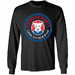 President Donald Trump American Patriot Party Political Hoodie - Sweatshirt - Long Sleeve Shirt, Black, Long Sleeve