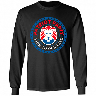 President Donald Trump American Patriot Party Political Hoodie - Sweatshirt - Long Sleeve Shirt, Black, Long Sleeve