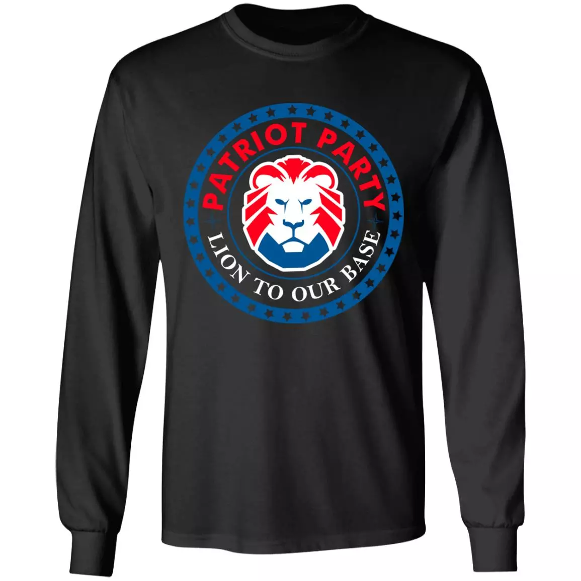 President Donald Trump American Patriot Party Political Hoodie - Sweatshirt - Long Sleeve Shirt, Black, Long Sleeve