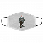 The Man the Myth the Mittens - Bernie Sanders Meme Washable Reusable Custom Printed Cloth Face Mask Cover, White, Cloth Face Cover – Medium/Large The Man the Myth the Mittens - Bernie Sanders Meme Washable Reusable Custom Printed Cloth Face Mask Cover, White, Cloth Face Cover – Medium/Large