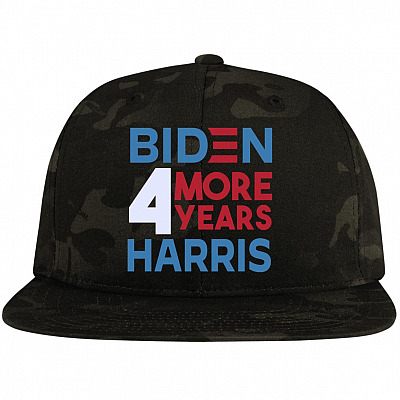 Biden Harris 2021, Multicam Black, Flat Bill Premium Snapback