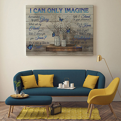 Alternative view of I Can Only Imagine Surrounded By Your Glory Gallery Wrapped Framed Canvas Prints - Unframed Poster
