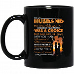 Personalized My Husband, Black, 11 oz. Black Mug