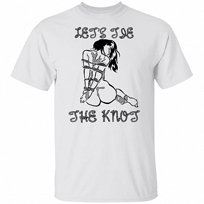 Tie The Knot T-Shirt, White, Unisex T-Shirt