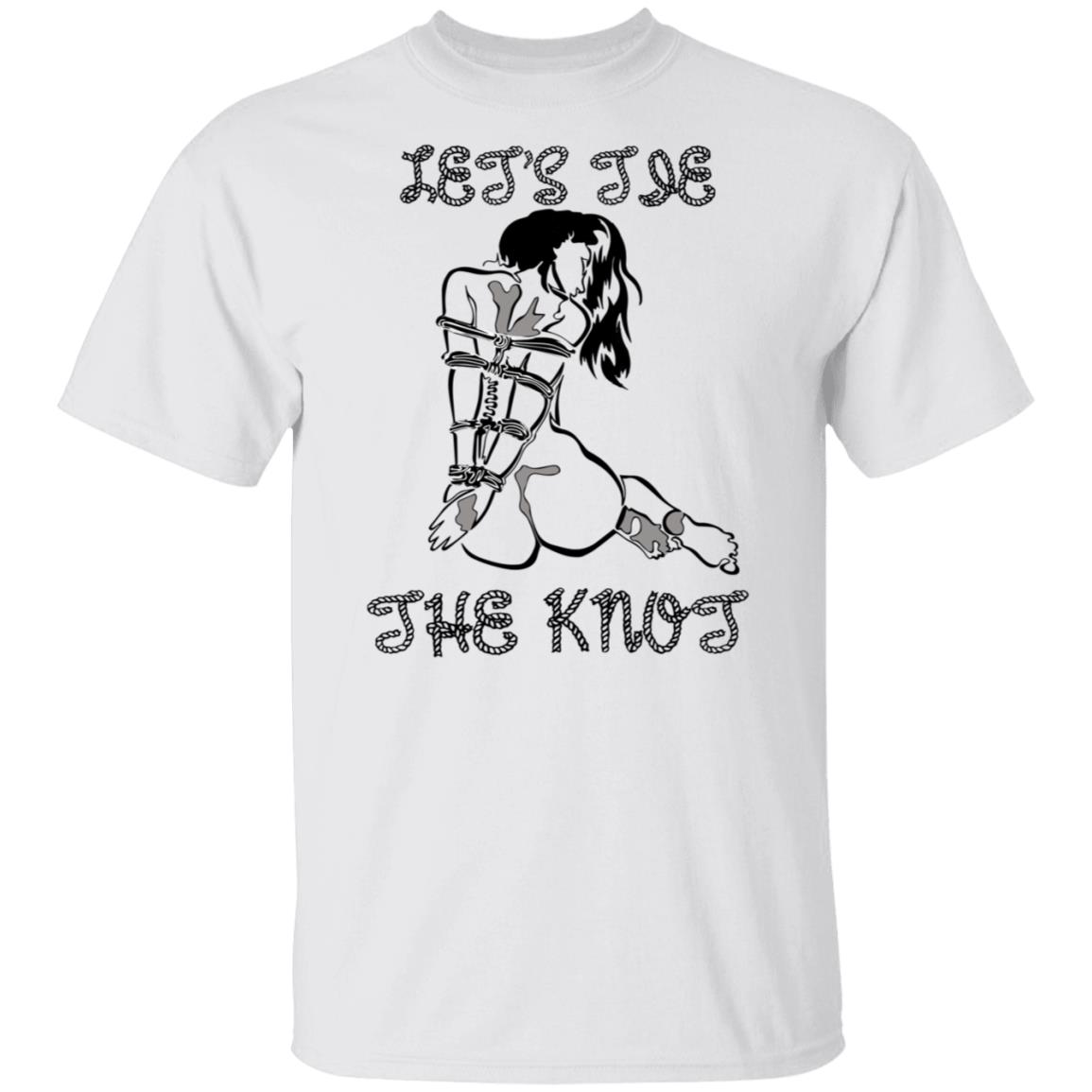 Tie The Knot T-Shirt, White, Unisex T-Shirt