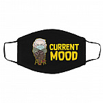 Bernie Sanders Current Mood Mask, White, Cloth Face Cover – Medium/Large Bernie Sanders Current Mood Mask, White, Cloth Face Cover – Medium/Large