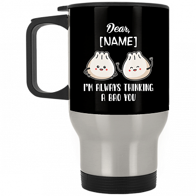 14 oz. Silver Travel Mug