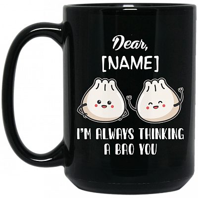 15 oz. Black Mug