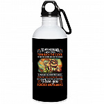 To My Husband Mug, Black, 20 oz. Stainless Water Bottle