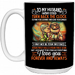 To My Husband Mug, Black, 15 oz. White Mug