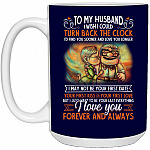 To My Husband Mug, Navy, 15 oz. White Mug