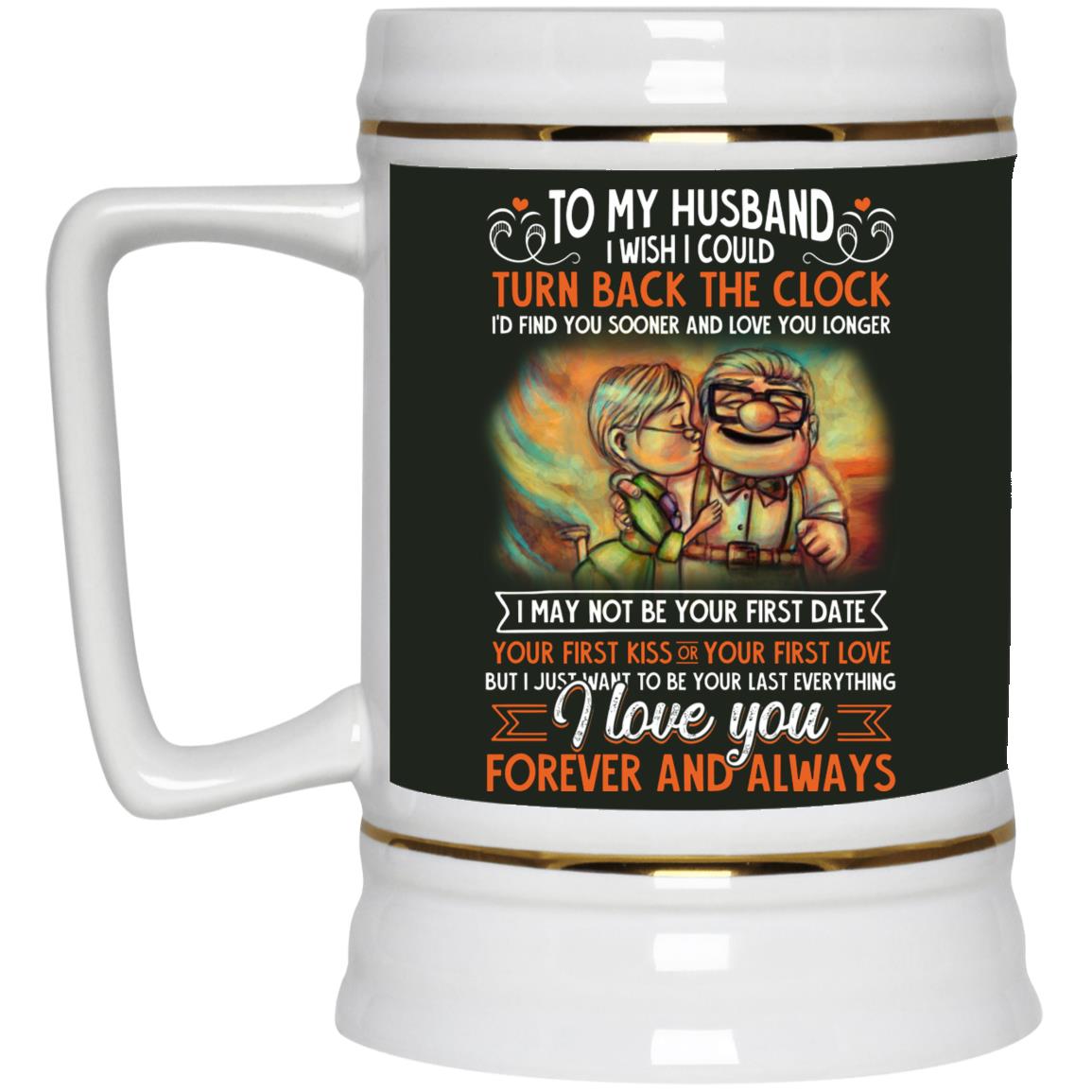 To My Husband Mug, Forest, 22 oz. Beer Stein