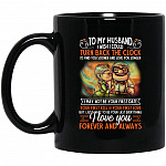 To My Husband Mug, Black, 11 oz. Black Mug