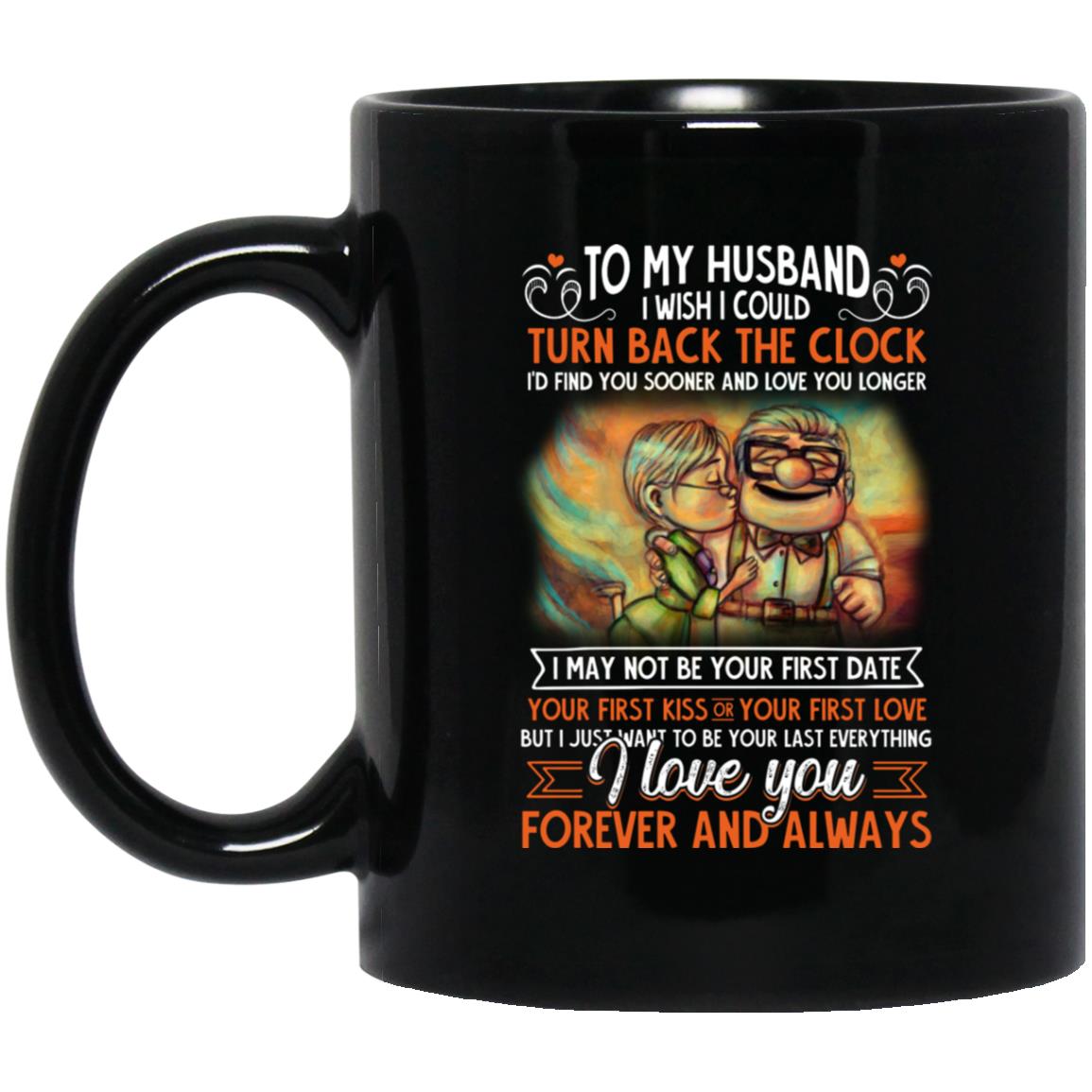 To My Husband Mug, Black, 11 oz. Black Mug