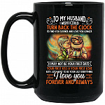 To My Husband Mug, Black, 15 oz. Black Mug