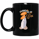 Mushrooms Fungi To Be, Black, 11 oz. Black Mug