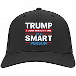 Anti Trump a Dump's, Black, Twill Cap