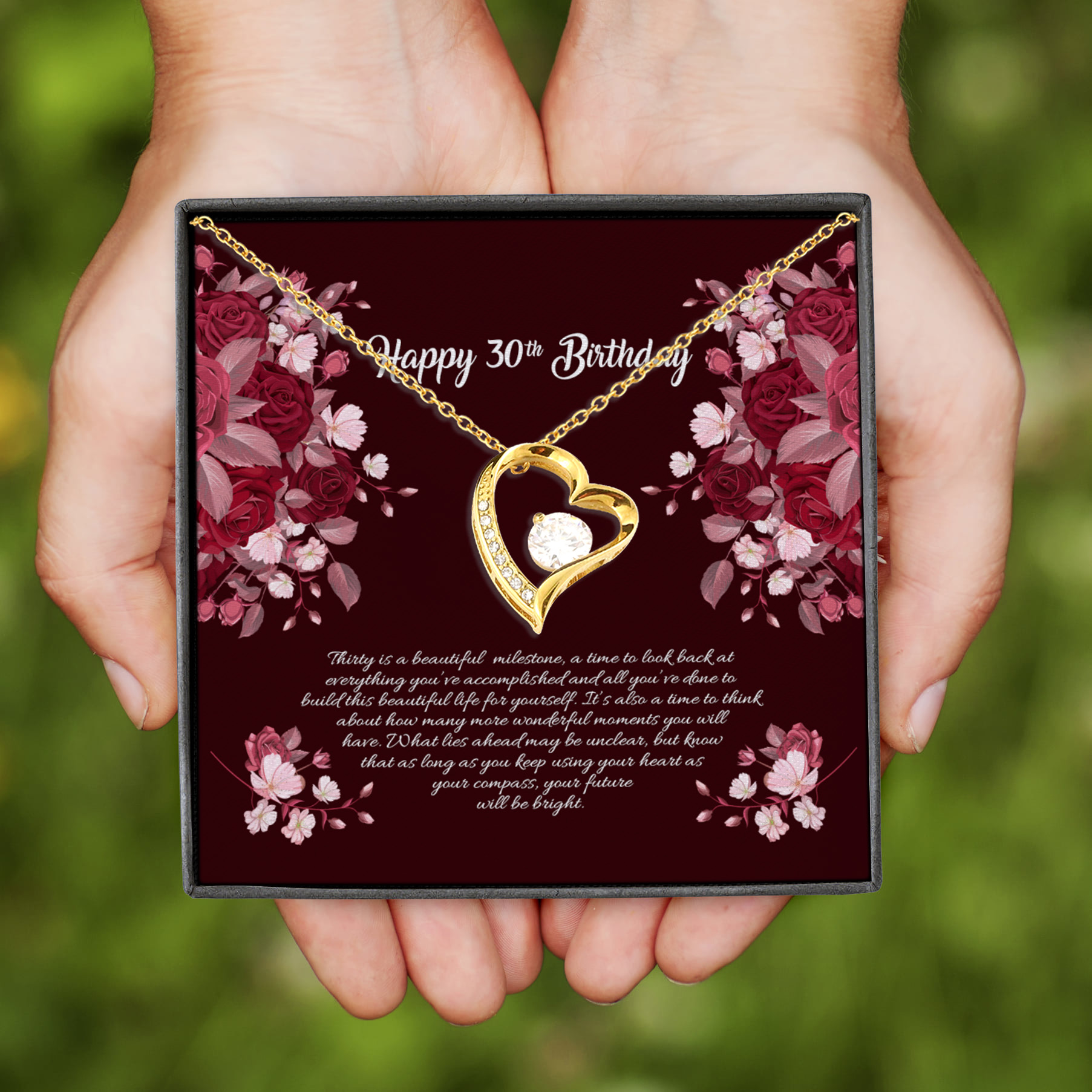 2NH_ 30th Birthday Forever Love Necklace (Gold)