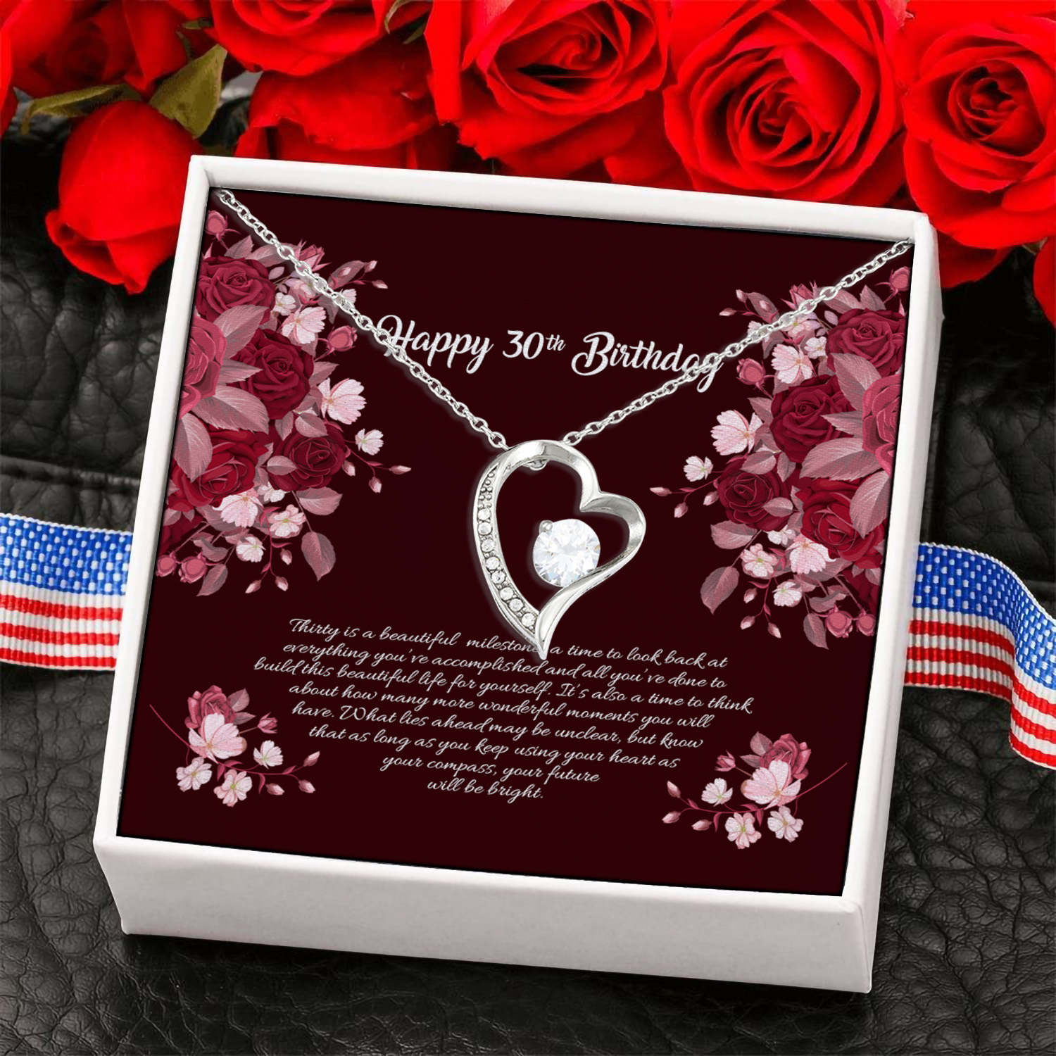 2NH_ 30th Birthday Forever Love Necklace (Silver) 6