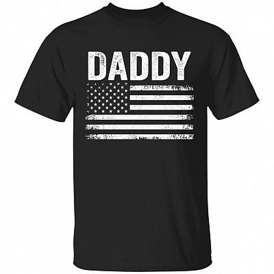 daddy shirt, Black, Unisex T-Shirt