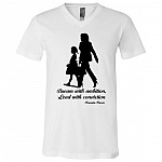 Kamala Harris Dream With Ambition shirt, White, V-Neck T-Shirt Kamala Harris Dream With Ambition shirt, White, V-Neck T-Shirt