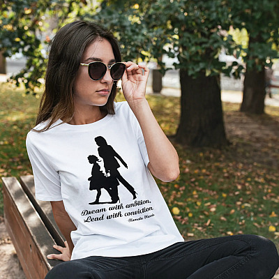 Alternative view of Kamala Harris Dream With Ambition Lead With Conviction T-shirt - V-neck - Kamala Mr Vice President I'm Speaking Shirt