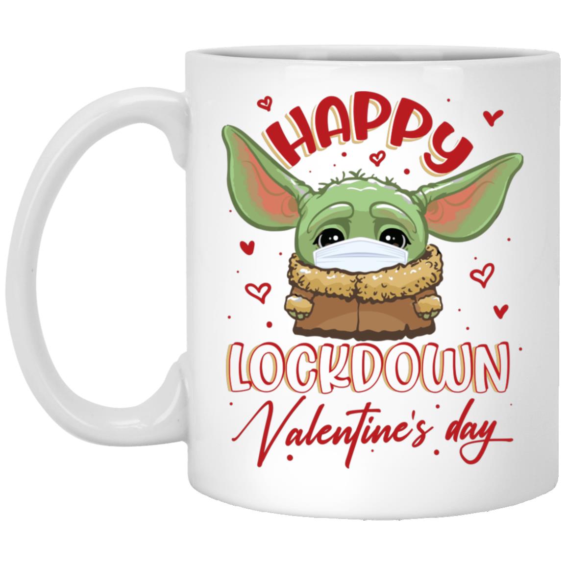 Green Baby Alien Mug, White, 11 oz. White Mug